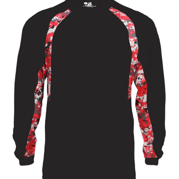 Adult Digital Hook Long Sleeve Performance Tee Thumbnail