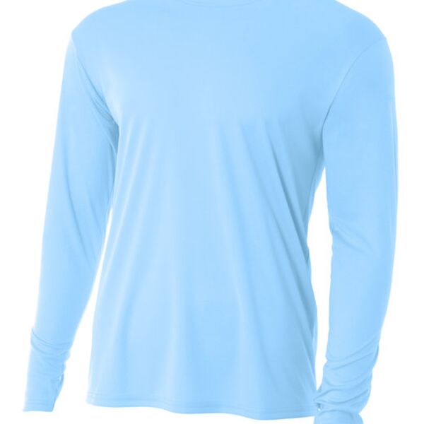 (S) Long Sleeve Cooling Performance Crew Light Color Shirt Thumbnail