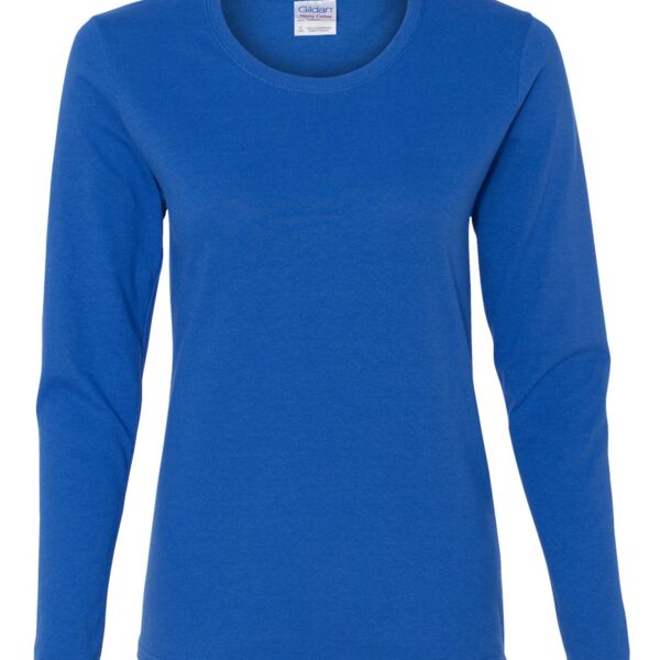 Gildan Ladies Ultra Cotton™ Long Sleeve Missy Fit T Shirt Thumbnail