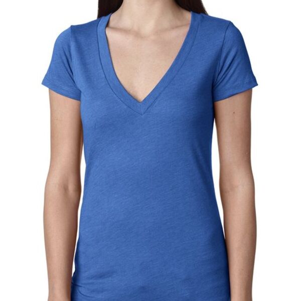 Ladies' Triblend Deep V Thumbnail