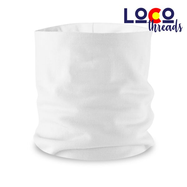 Half Gaiter - Basic Multi-function Half Neck Gaiter - Plain White - No Decoration Thumbnail