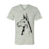 White Marble Unisex Jersey Short-Sleeve V-Neck T-Shirt Thumbnail