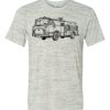 White Marble Unisex Poly-Cotton Short-Sleeve T-Shirt Thumbnail
